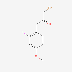 1-Bromo-3-(2-iodo-4-methoxyphenyl)propan-2-one