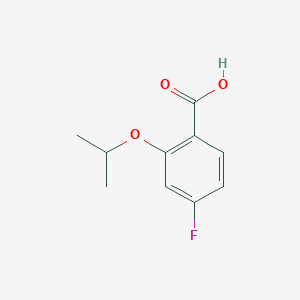 molecular formula C10H11FO3 B1404034 4-氟-2-异丙氧基苯甲酸 CAS No. 1369833-85-1