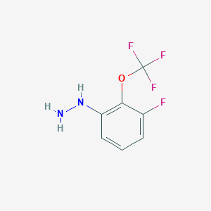 1-(3-Fluoro-2-(trifluoromethoxy)phenyl)hydrazine