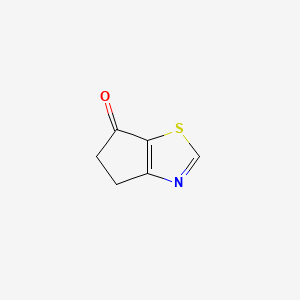 4,5-Dihydro-6H-cyclopenta[d]thiazol-6-one