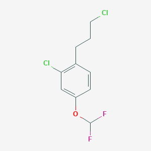 1-Chloro-2-(3-chloropropyl)-5-(difluoromethoxy)benzene