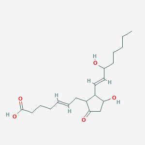 molecular formula C20H32O5 B14040472 7-[(1R,2R,3R)-3-hydroxy-2-[(3S)-3-hydroxyoct-1-enyl]-5-oxocyclopentyl]-5-heptenoic acid 