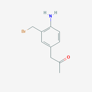 1-(4-Amino-3-(bromomethyl)phenyl)propan-2-one