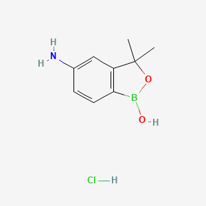 5-Amino-3,3-dimethylbenzo[C][1,2]oxaborol-1(3H)-OL hcl