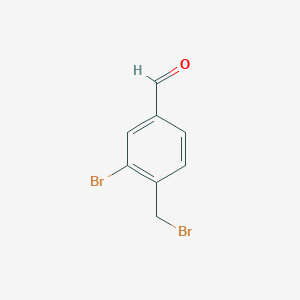 3-Bromo-4-(bromomethyl)benzaldehyde