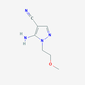 5-Amino-1-(2-methoxyethyl)-1h-pyrazole-4-carbonitrile