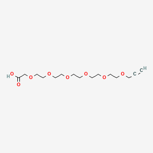 3,6,9,12,15,18-Hexaoxahenicos-20-ynoic acid