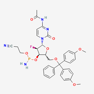 N4-Acetyl-5'-O-(4,4'-dimethoxytrityl)-2'-fluoro-2'-deoxycytidine-3'-(2-cyanoethyl diisopropylphosphoramidite)