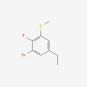 (3-Bromo-5-ethyl-2-fluorophenyl)(methyl)sulfane