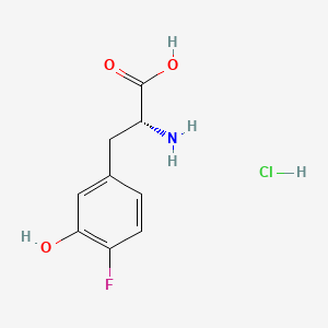 (R)-2-Amino-3-(4-fluoro-3-hydroxyphenyl)propanoic acid hydrochloride