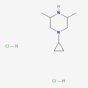 1-Cyclopropyl-3,5-dimethylpiperazine 2hcl