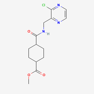 (1R,4r)-methyl 4-(((3-chloropyrazin-2-yl)methyl)carbamoyl)cyclohexanecarboxylate