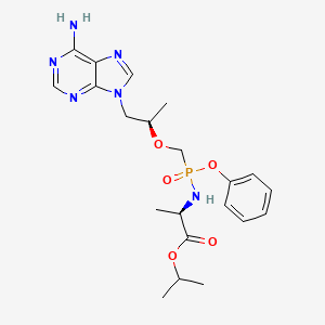 isopropyl (((((R)-1-(6-amino-9H-purin-9-yl)propan-2-yl)oxy)methyl)(phenoxy)phosphoryl)-D-alaninate