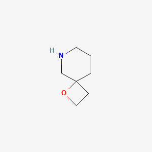 molecular formula C7H13NO B1404069 1-氧杂-6-氮杂螺[3.5]壬烷 CAS No. 204388-70-5