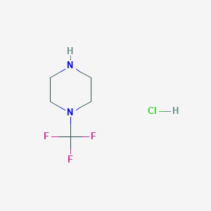 molecular formula C5H10ClF3N2 B1404079 1-(Trifluoromethyl)piperazine hydrochloride CAS No. 1956321-71-3