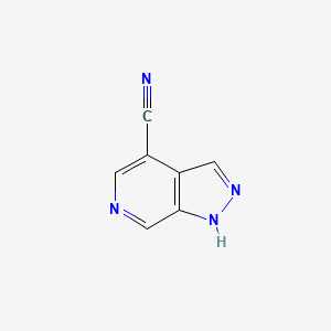 1H-Pyrazolo[3,4-c]pyridine-4-carbonitrile