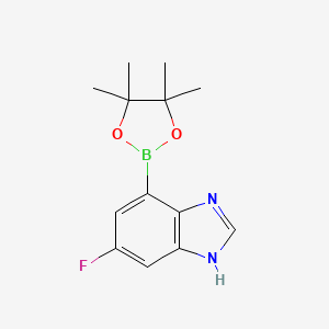 5-Fluoro-7-(4,4,5,5-tetramethyl-1,3,2-dioxaborolan-2-yl)-1H-benzo[d]imidazole