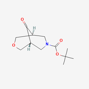 9-Oxo-3-oxa-7-aza-bicyclo[3.3.1]nonane-7-carboxylic acid tert-butyl ester