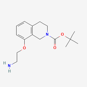 Tert-butyl 8-(2-aminoethoxy)-3,4-dihydroisoquinoline-2(1H)-carboxylate