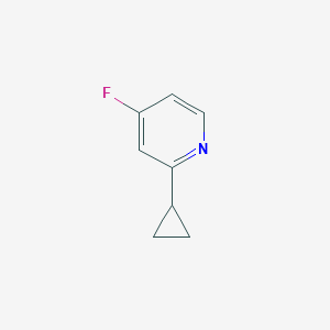 2-Cyclopropyl-4-fluoropyridine