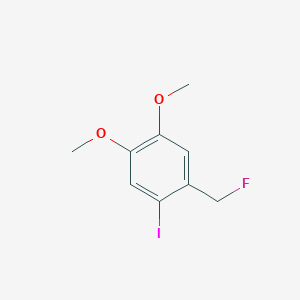 1,2-Dimethoxy-4-iodo-5-(fluoromethyl)benzene