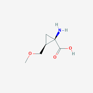 (1R,2S)-1-Amino-2-(methoxymethyl)cyclopropanecarboxylic acid