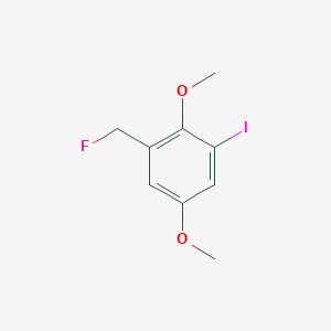 1,4-Dimethoxy-2-iodo-6-(fluoromethyl)benzene