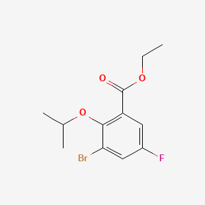 Ethyl 3-bromo-5-fluoro-2-isopropoxybenzoate