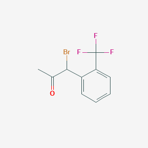 1-Bromo-1-(2-(trifluoromethyl)phenyl)propan-2-one