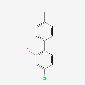 4-Chloro-2-fluoro-4'-methyl-1,1'-biphenyl