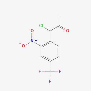 1-Chloro-1-(2-nitro-4-(trifluoromethyl)phenyl)propan-2-one