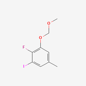 2-Fluoro-1-iodo-3-(methoxymethoxy)-5-methylbenzene