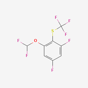 1,5-Difluoro-3-difluoromethoxy-2-(trifluoromethylthio)benzene