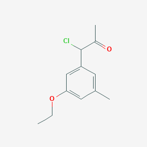 1-Chloro-1-(3-ethoxy-5-methylphenyl)propan-2-one