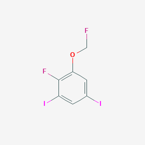 1,5-Diiodo-2-fluoro-3-(fluoromethoxy)benzene