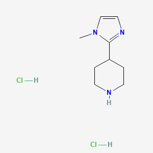 4-(1-methyl-1H-imidazol-2-yl)piperidine dihydrochloride
