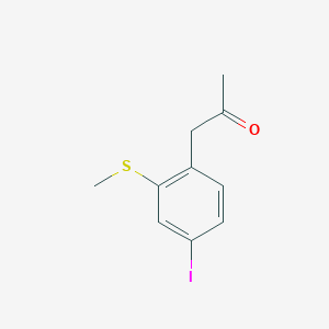 1-(4-Iodo-2-(methylthio)phenyl)propan-2-one