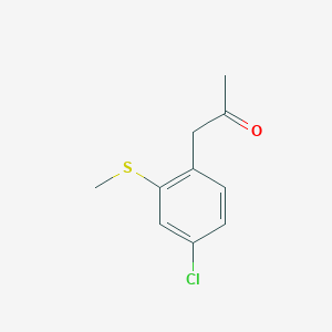 1-(4-Chloro-2-(methylthio)phenyl)propan-2-one