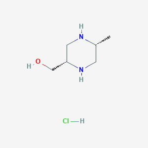 ((2S,5R)-5-methylpiperazin-2-yl)methanol HCl