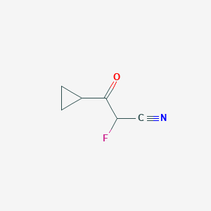 3-Cyclopropyl-2-fluoro-3-oxopropanenitrile