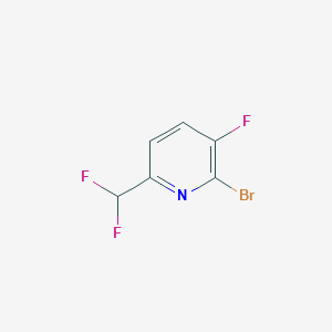 2-Bromo-6-(difluoromethyl)-3-fluoropyridine