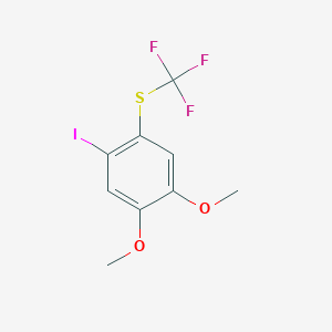 1,2-Dimethoxy-4-iodo-5-(trifluoromethylthio)benzene