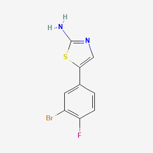 5-(3-Bromo-4-fluorophenyl)thiazol-2-amine