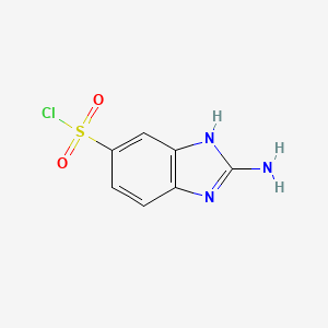 2-Amino-1H-benzo[d]imidazole-5-sulfonyl chloride