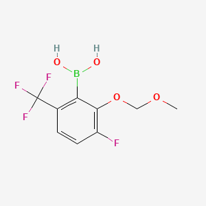 (3-Fluoro-2-(methoxymethoxy)-6-(trifluoromethyl)phenyl)boronic acid