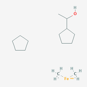 Carbanide;cyclopentane;1-cyclopentylethanol;iron(2+)