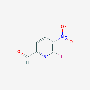 6-Fluoro-5-nitropicolinaldehyde