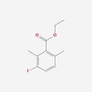 molecular formula C11H13FO2 B14041390 Ethyl 2,6-dimethyl-3-fluorobenzoate 