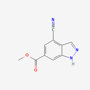 Methyl 4-cyano-1H-indazole-6-carboxylate