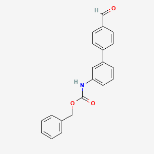 (4'-Formylbiphenyl-3-yl)carbamic acid benzyl ester